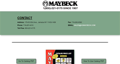 Desktop Screenshot of hgmaybeck.com